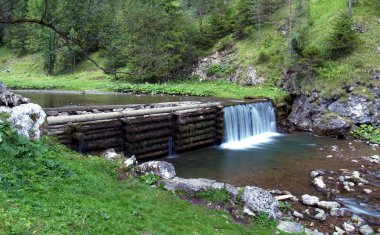 Waterfall in Kvacianska Valley clipart