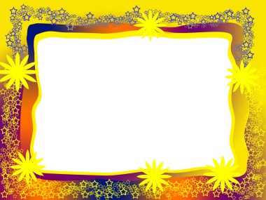 Bright Sunny Frame clipart