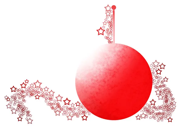 Rotes elegantes Ornament — Stockfoto