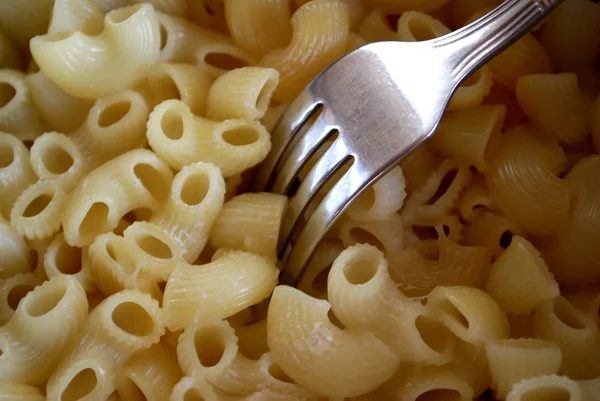 Eating The Macaroni — Stock Photo, Image