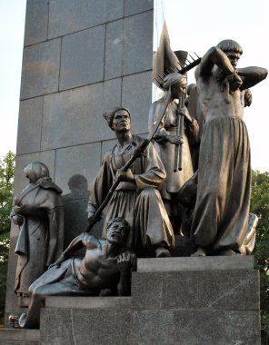 Monument to Taras Shevchenko (fragment) clipart