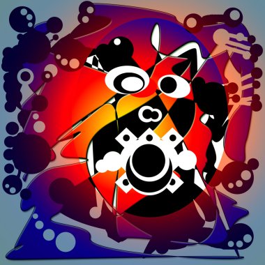 Abstract Rampage clipart