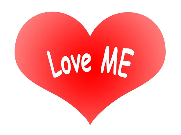 Heart Says Love ME — Stock Photo, Image
