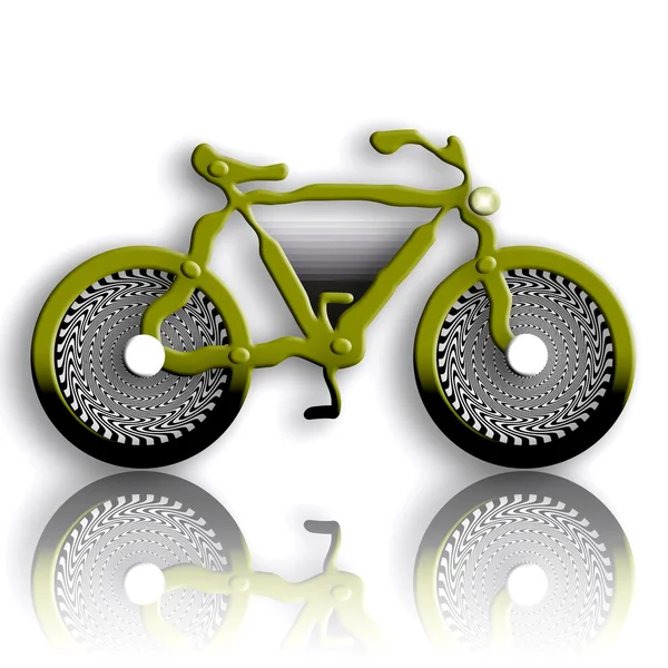 Wojskowych stylizowany rower — Zdjęcie stockowe