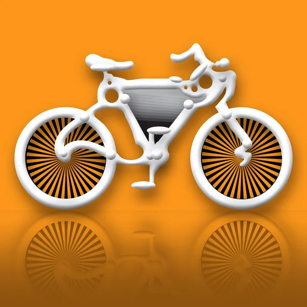 Bicicleta futurista — Foto de Stock