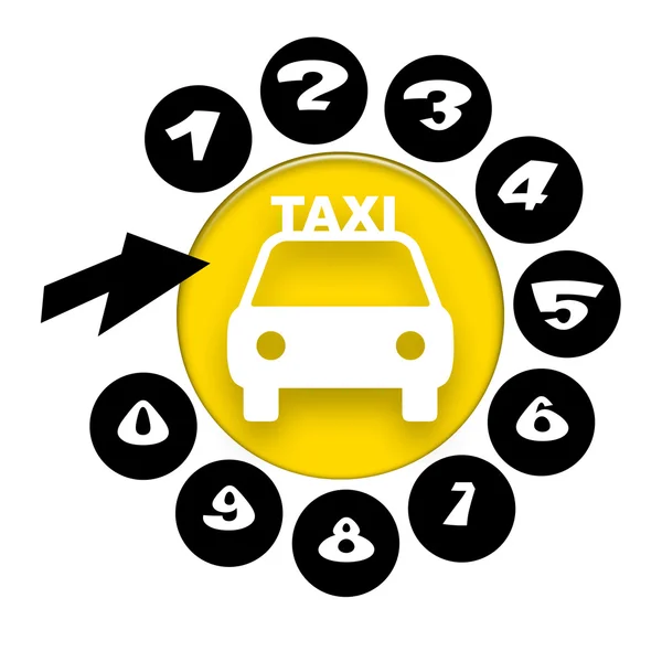 Taxi služba — Stock fotografie