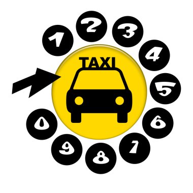 Call Taxi clipart