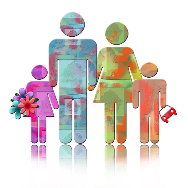 Abstract Family — Stock Photo, Image
