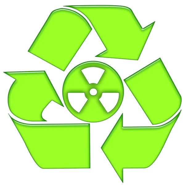 Reciclagem nuclear — Fotografia de Stock