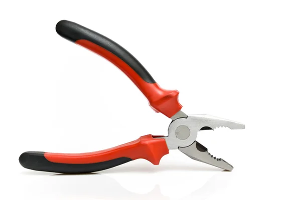 Open black and red pliers — Stock Photo, Image