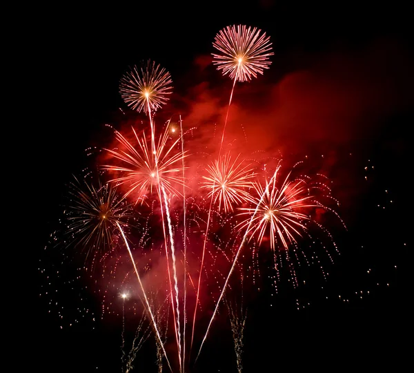 Colorful firework show — Stock Photo, Image