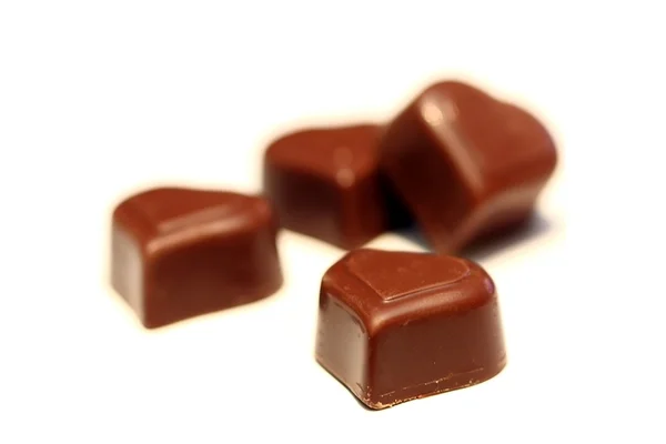 Dia dos Namorados chocolates em forma de coração — Fotografia de Stock