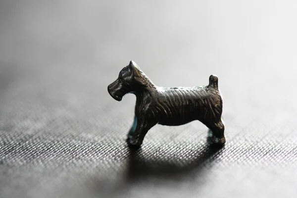 Figurine chien en acier — Photo