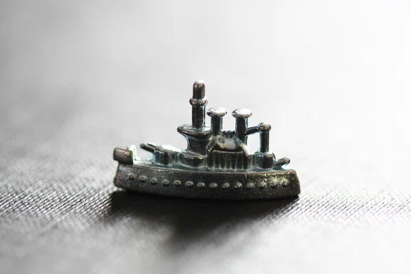 Figurine bateau en acier — Photo