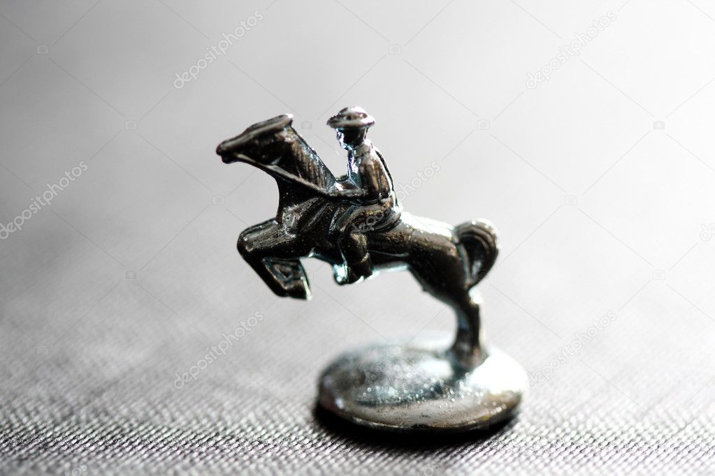 Steel horse figurine