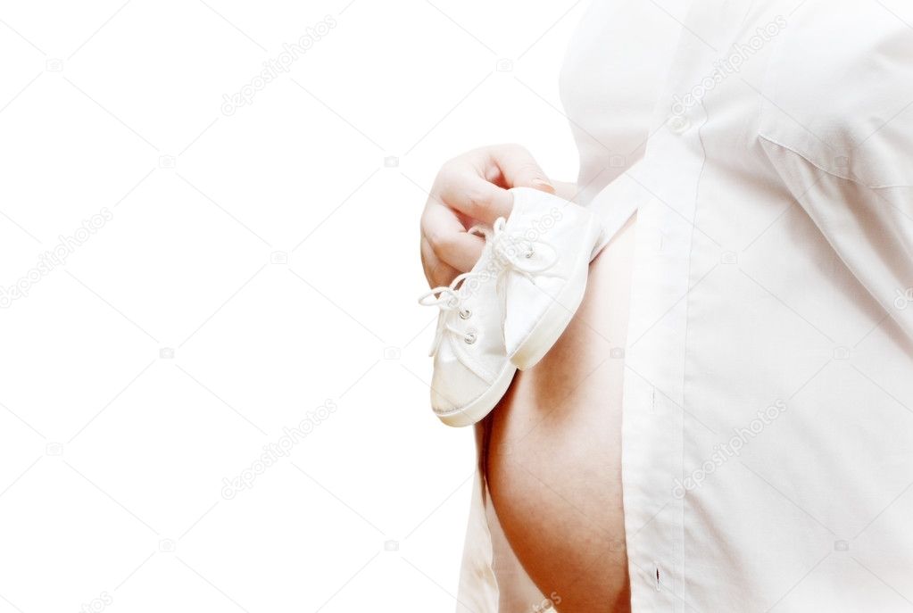 Pregnant woman's belly