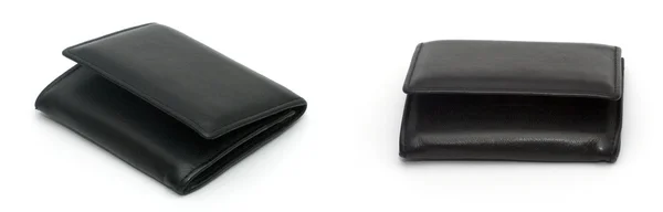 黑色的钱包 — 图库照片
