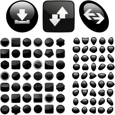 Download buttons. clipart