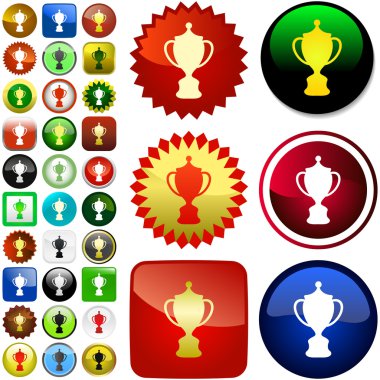 Vector award set clipart