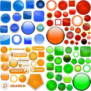 Web elements for design clipart