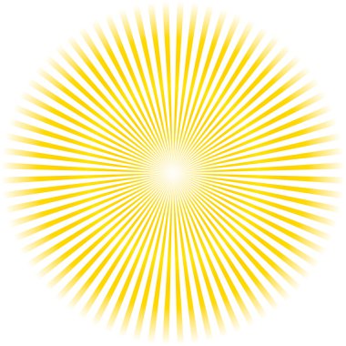 Sunburst abstract vector clipart