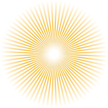 Sunburst abstract vector clipart