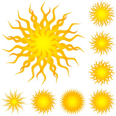 Sunburst abstract vector. clipart