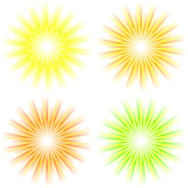 Sunburst abstract vector. clipart