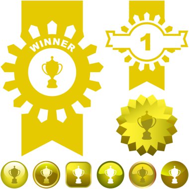 Vector awards. Vector set. clipart