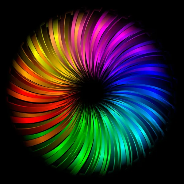Abstraktes Element Regenbogen — Stockvektor