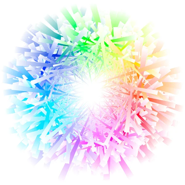 Rainbow abstract element — Stock Vector