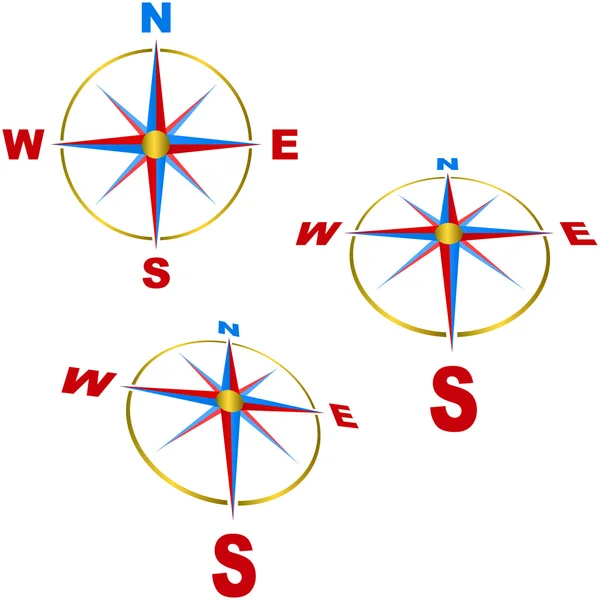 stock vector Vector compass. Graphic elements set.