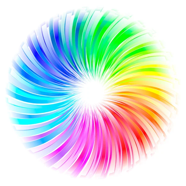 虹の抽象的な背景 — ストックベクタ