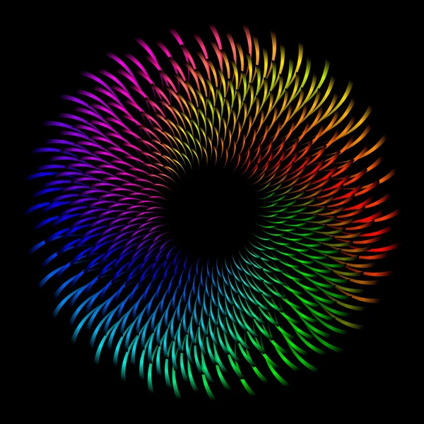 Elemento astratto arcobaleno — Vettoriale Stock