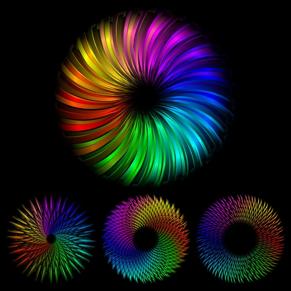 Rainbow abstrakta element — Stock vektor