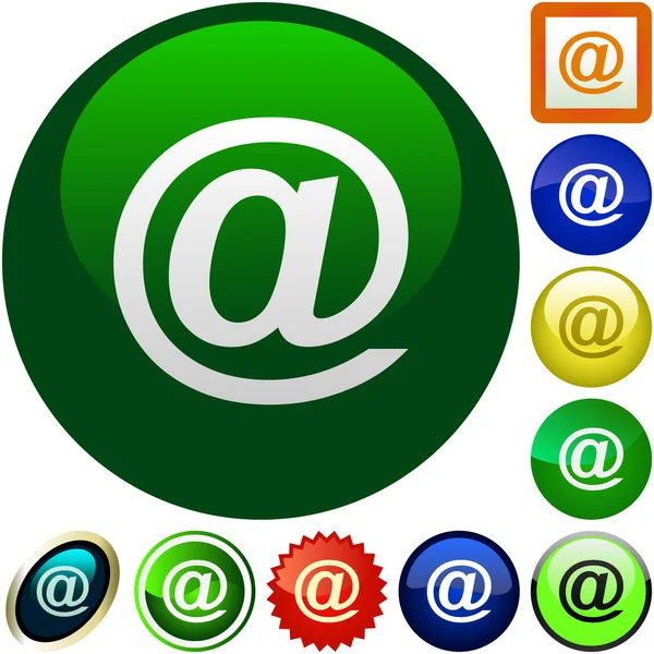 E-mail ikona dla sieci web. — Wektor stockowy