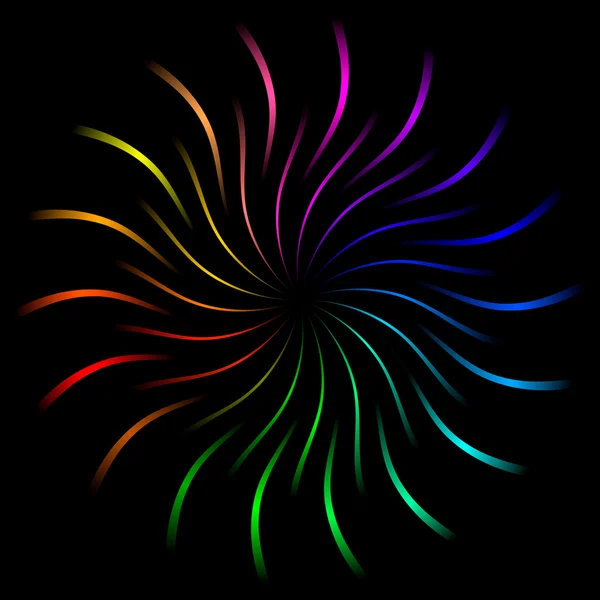 Rainbow abstract element — Stock Vector