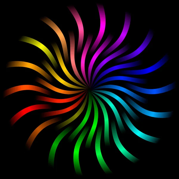 Regenboog abstracte element — Stockvector
