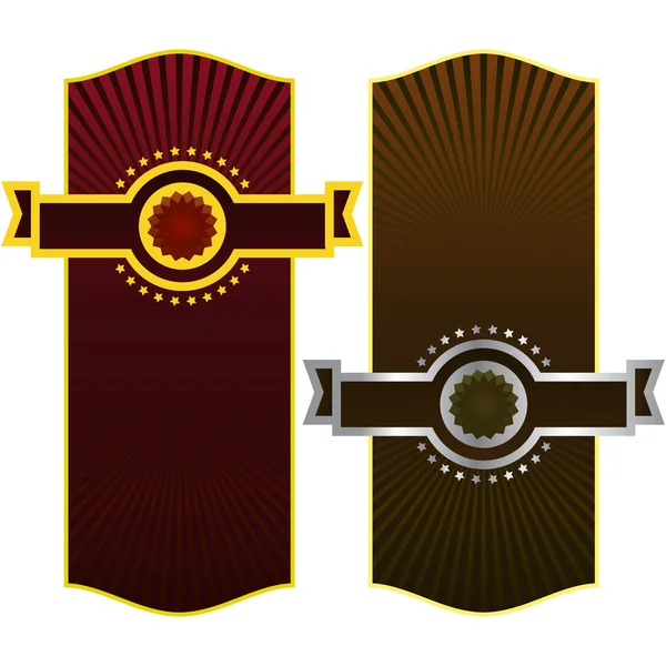 Colección de escudo vectorial para diseño — Vector de stock