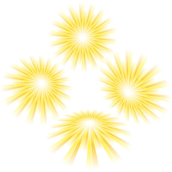 Sunbrust στοιχεία του διανύσματος — Διανυσματικό Αρχείο