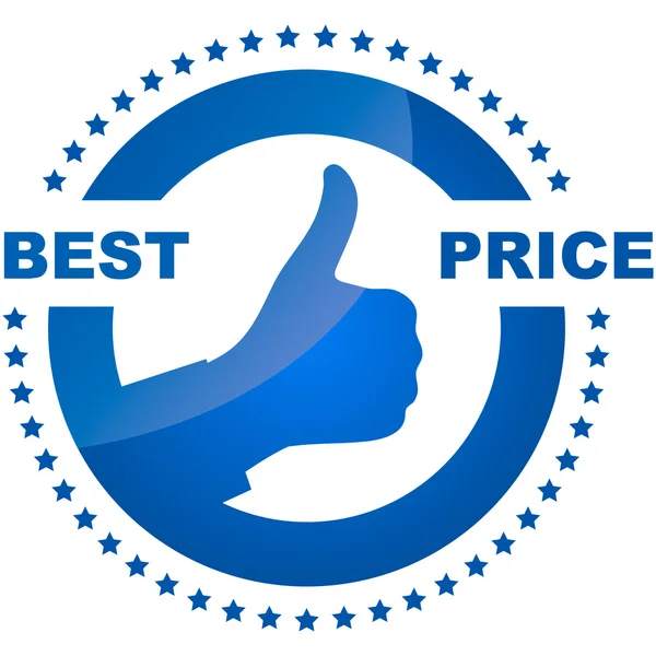 Il miglior prezzo. elemento di design in vendita . — Vettoriale Stock