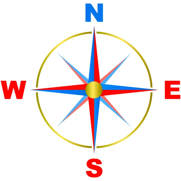 Vector compass. Graphic elements set — Stock Vector