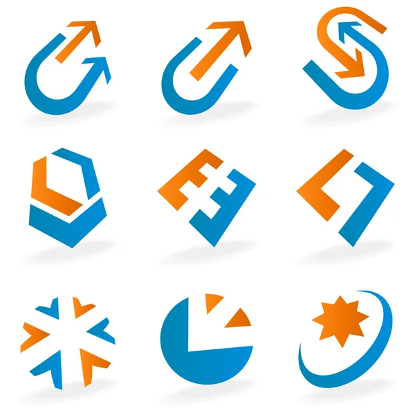 Les symboles abstraits . — Image vectorielle