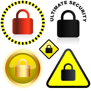 Lock icon. clipart