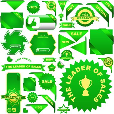 Vector signs for sale. clipart