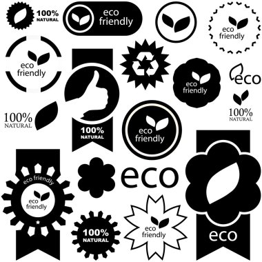 Eco signs clipart