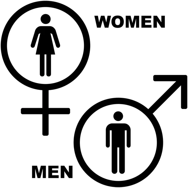 Чоловічий і жіночий символ . — стоковий вектор