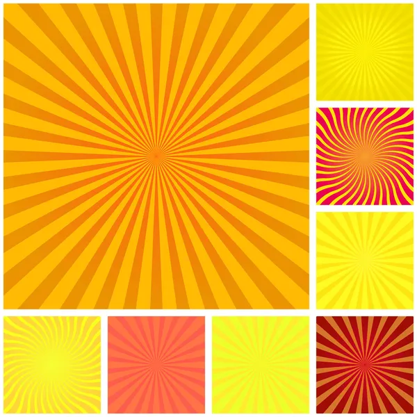Coup de soleil Contexte — Image vectorielle