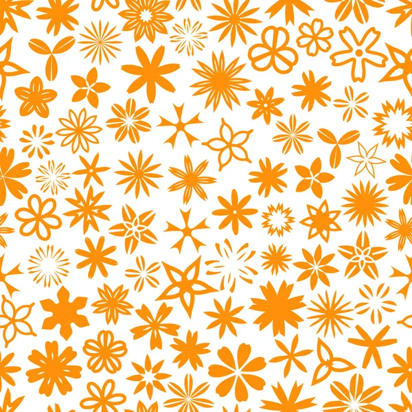 Seamless background with flowers. — Stock Vector