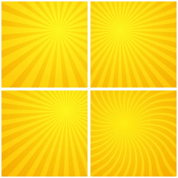 Sunburst abstract background — Stock Vector